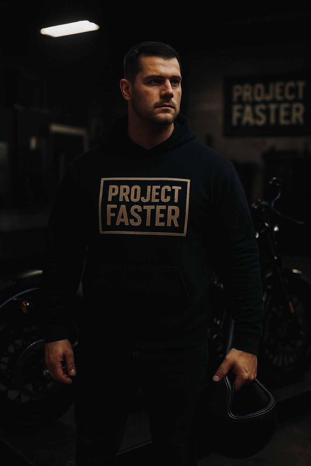 Project Faster | Odin Mfg Hoodie - Square Logo