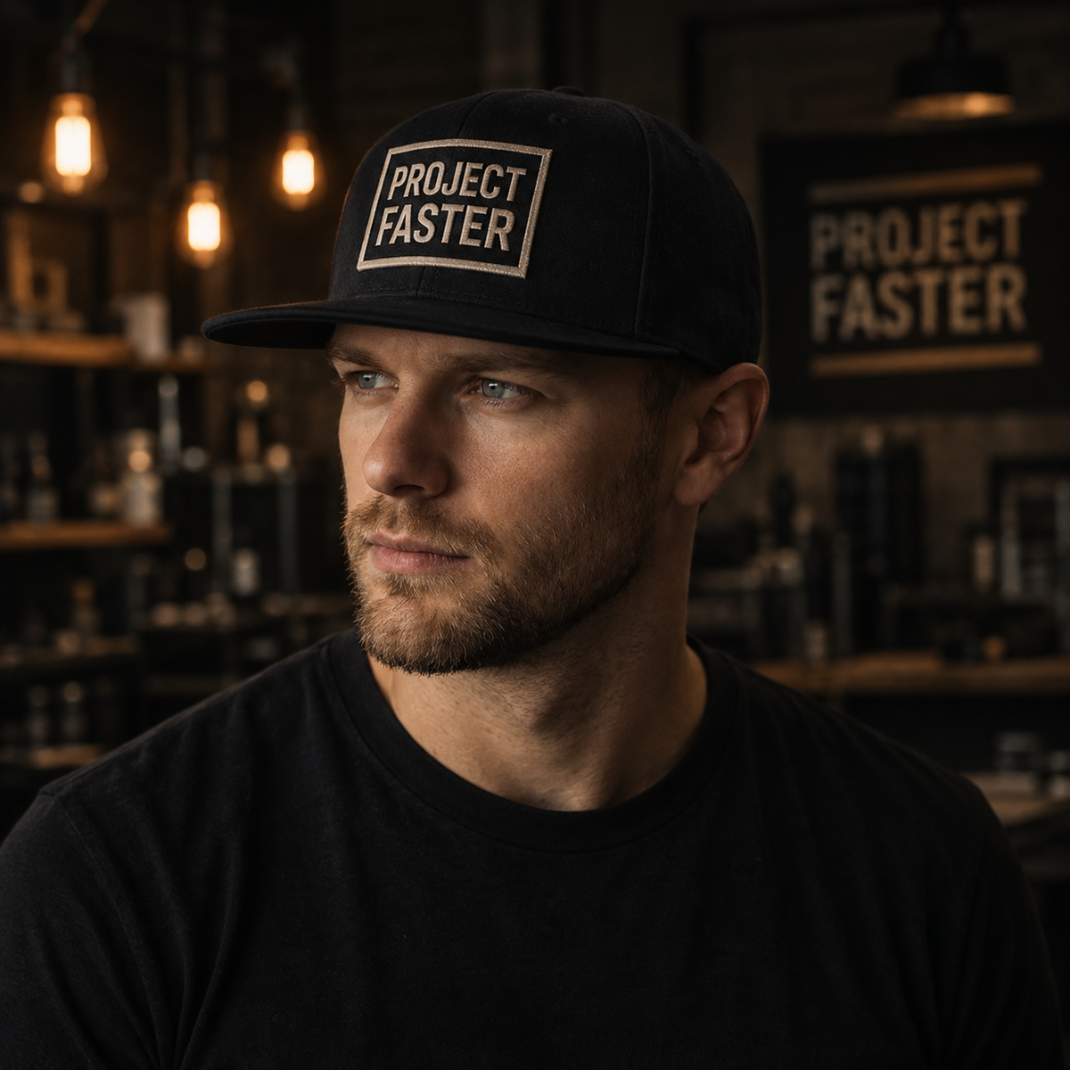 PF Flat Brim Snapback