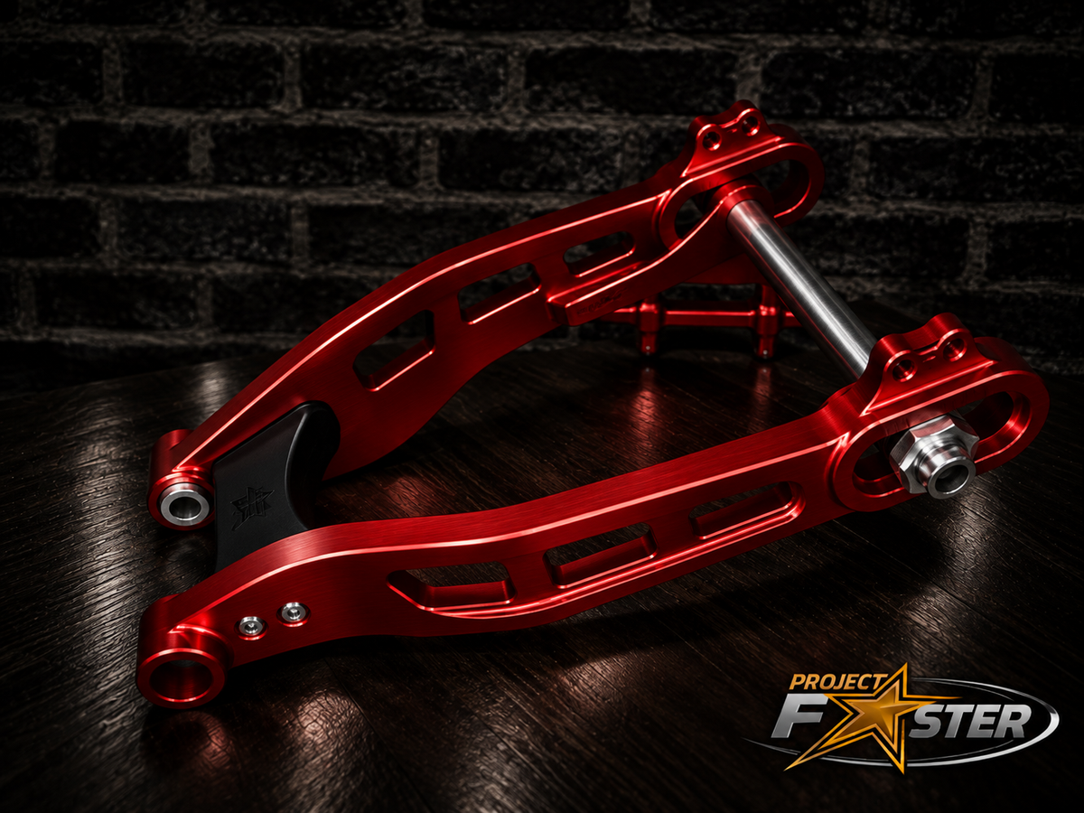 PF Mako Billet Swing Arm - 2009+ Touring (Engineer Certified) *Includes Matching Brake Mounts!