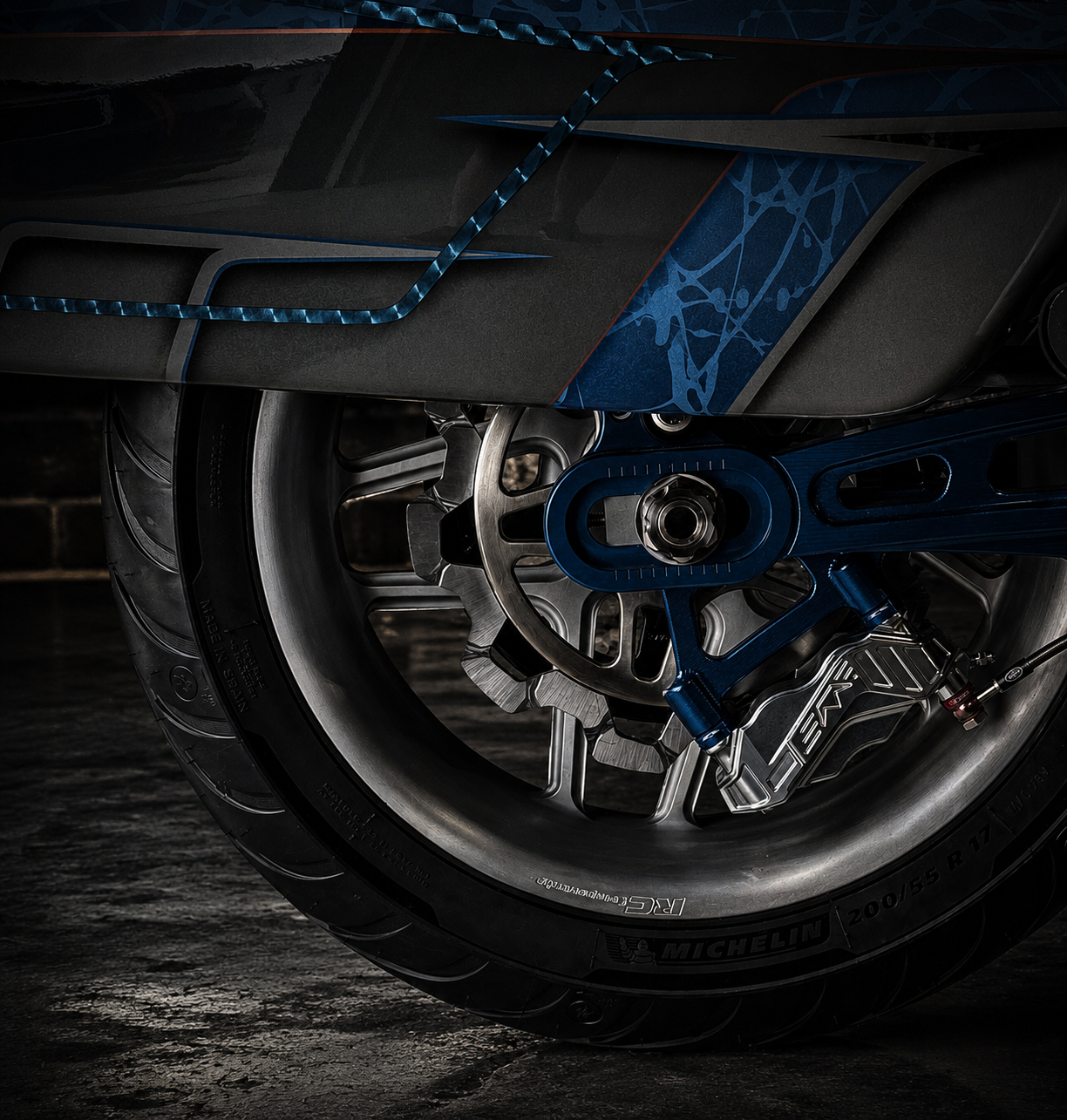 Radial Brake Arm vs Factory on Harley Baggers