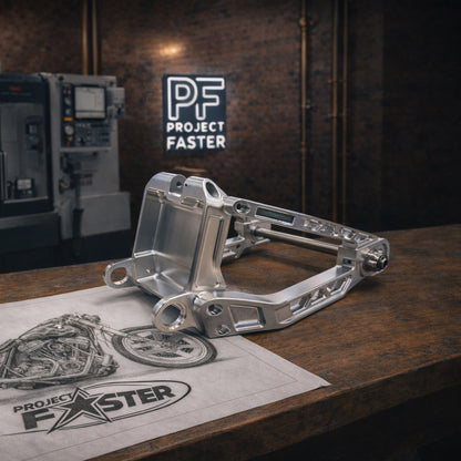 Vector Billet Swing Arm - 2018+ Softail
