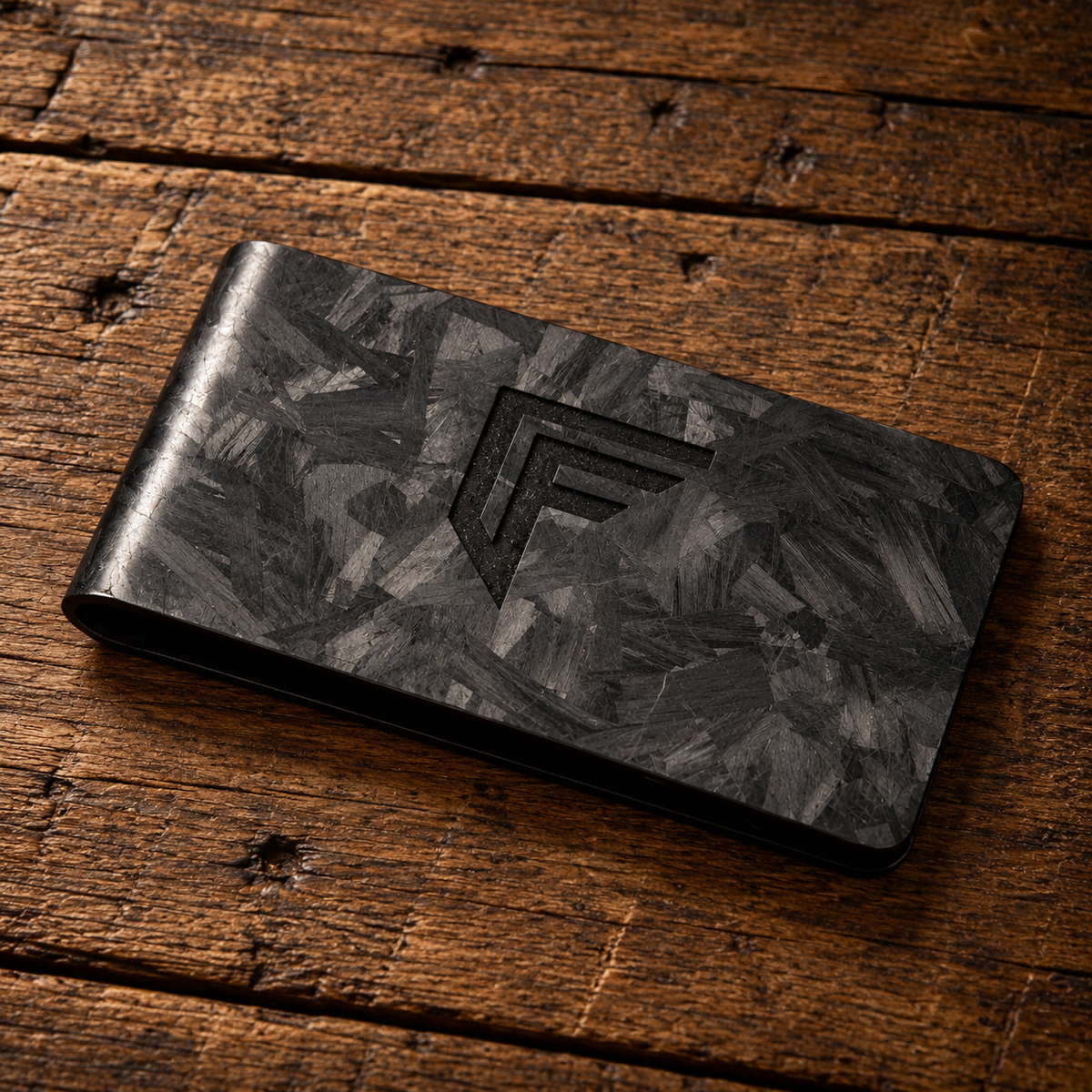 PF STASH Forged Carbon Money Clip