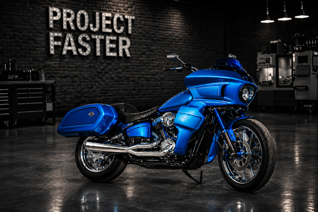 PF HotRod Exhaust — 2018+ Softail (Full Length)