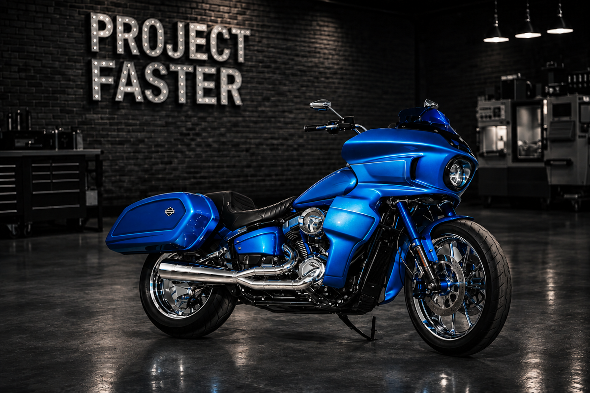 PF HotRod Exhaust — 2018+ Softail (Full Length)