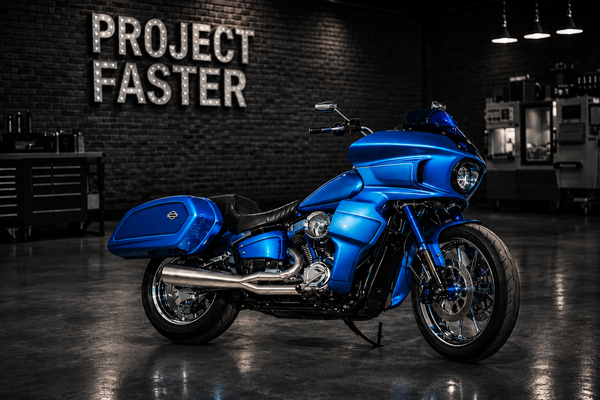 PF HotRod Exhaust — 2018+ Softail (Full Length)