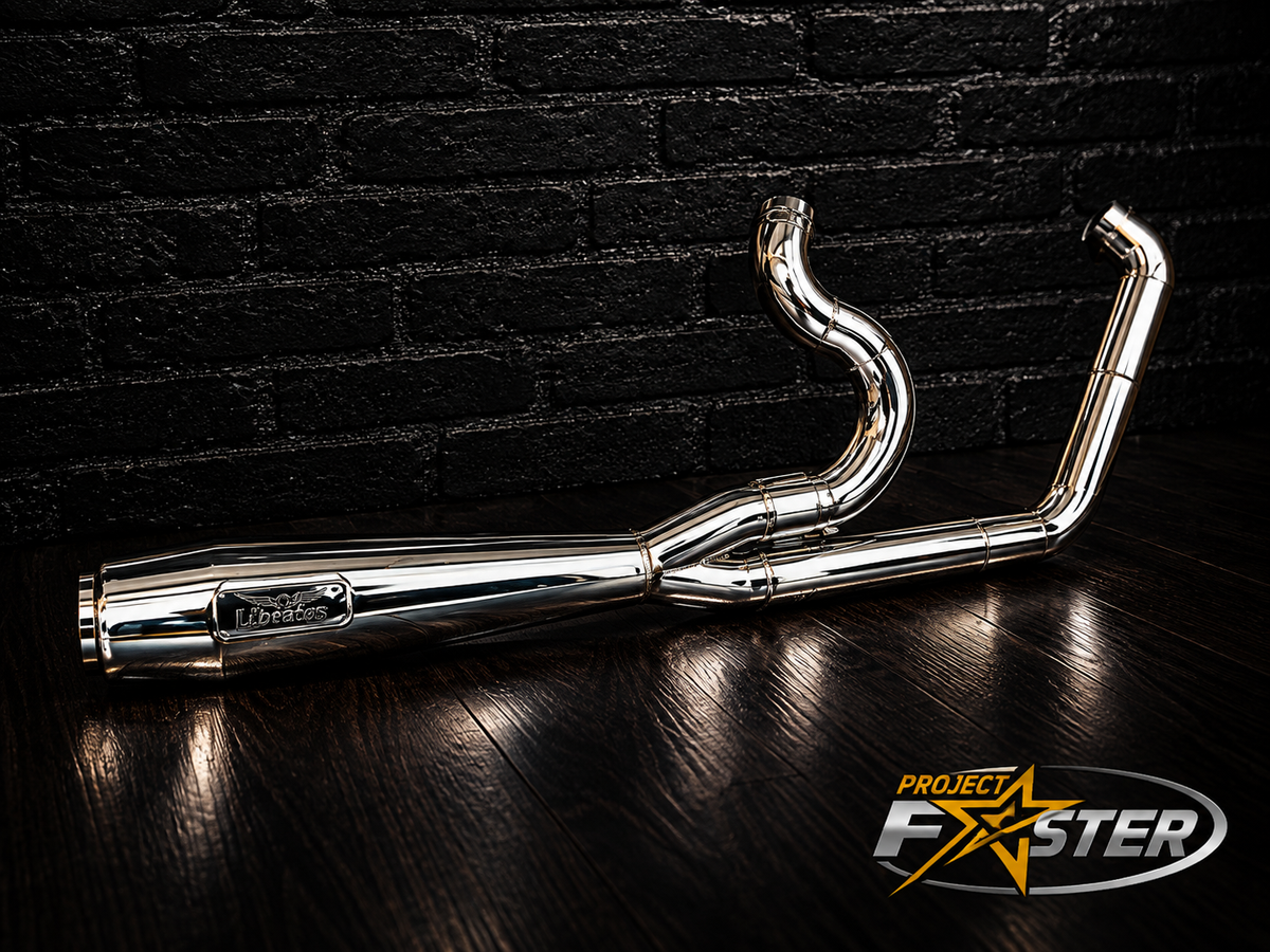 PF Liberator High-HP Exhaust — 2017+ Touring (Full Length)