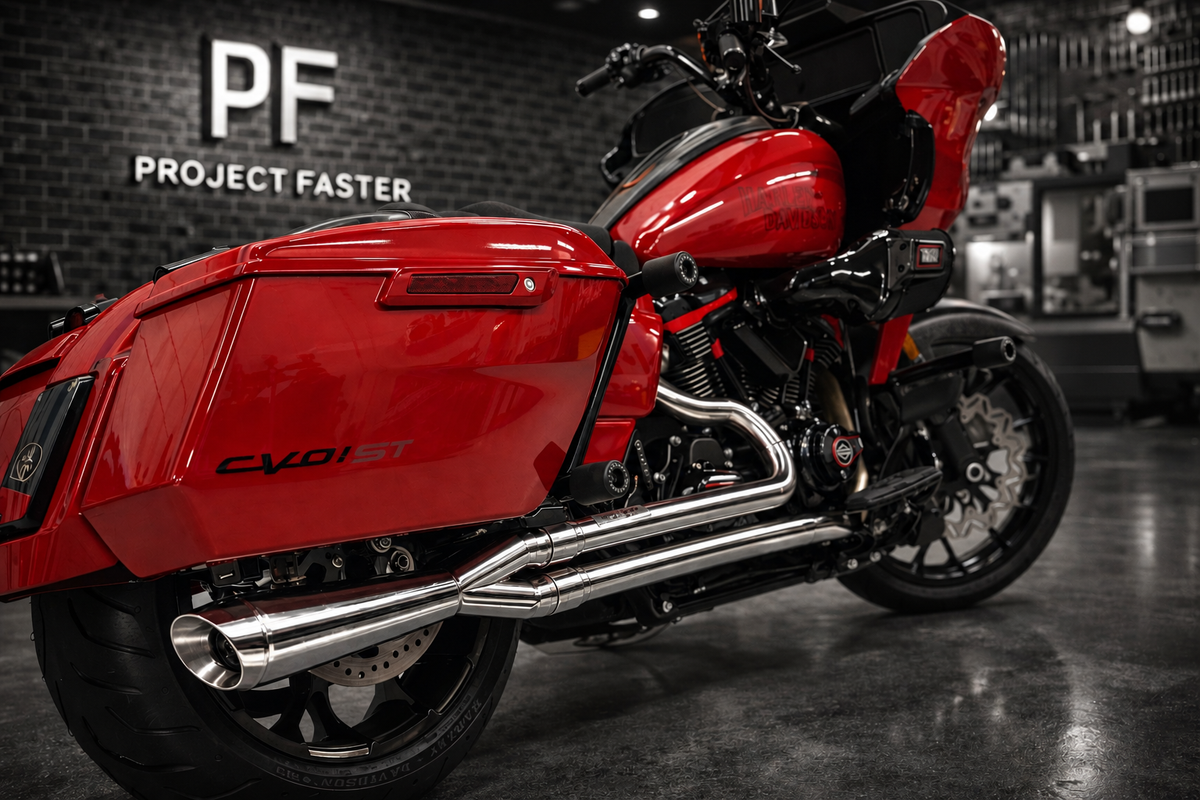 PF Liberator High-HP Exhaust — 2017+ Touring (Full Length)