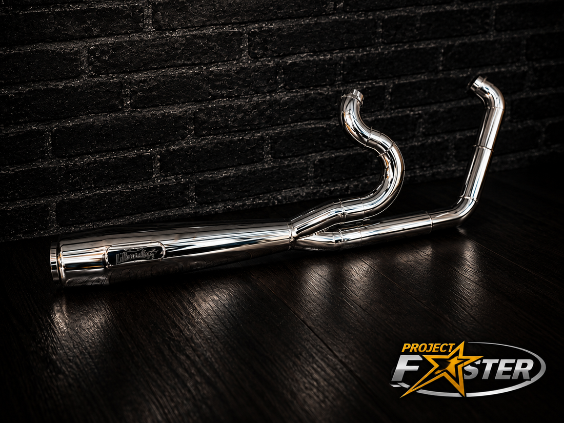 PF Liberator High-HP Exhaust — 2018+ Softail (Full Length)