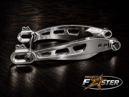 PF Mako Billet Swing Arm - 2009+ Touring (Engineer Certified) *Includes Matching Brake Mounts!