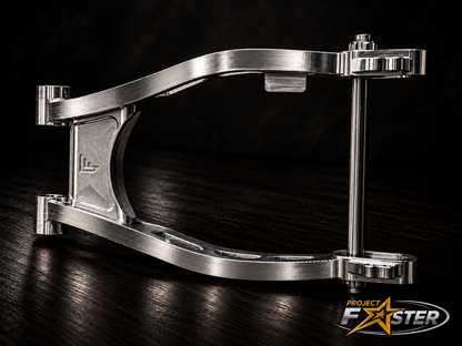 PF Mako Billet Swing Arm - 2009+ Touring (Engineer Certified) *Includes Matching Brake Mounts!