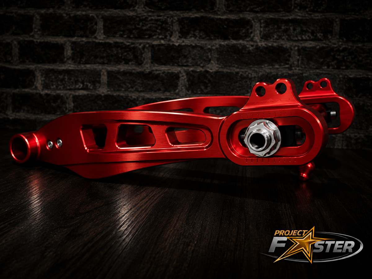PF Mako Billet Swing Arm - 2009+ Touring (Engineer Certified) *Includes Matching Brake Mounts!