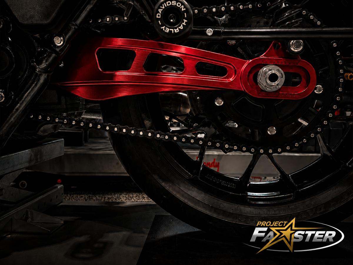 PF Mako Billet Swing Arm - 2009+ Touring (Engineer Certified) *Includes Matching Brake Mounts!