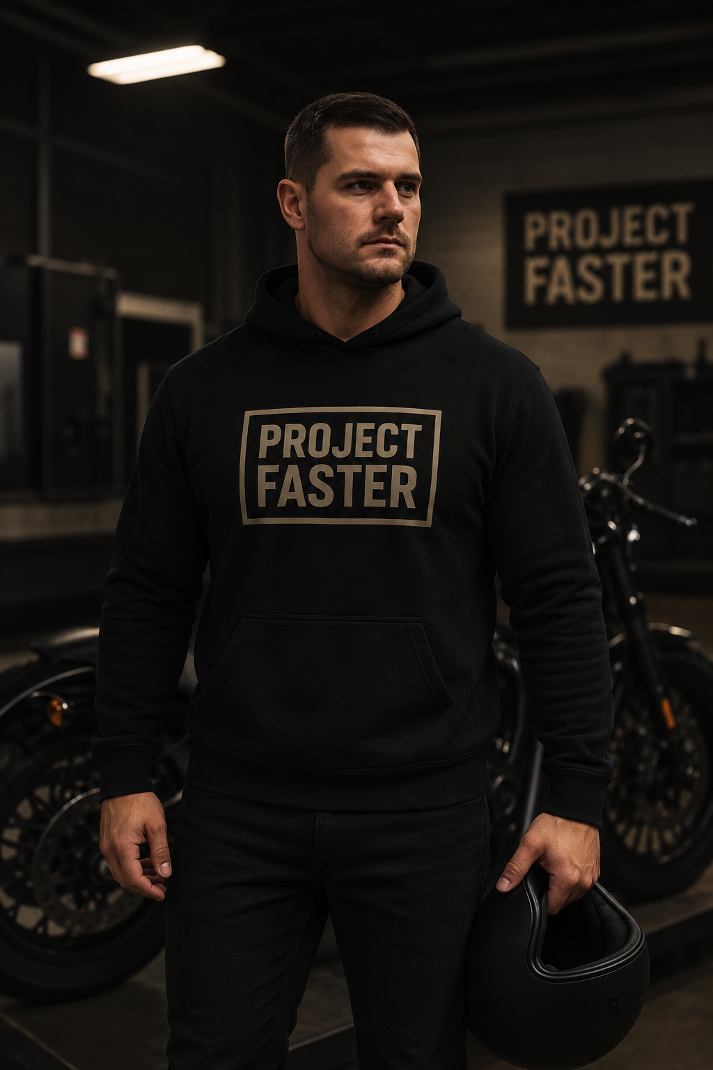 Project Faster |  Odin Mfg Hoodie - Square Logo