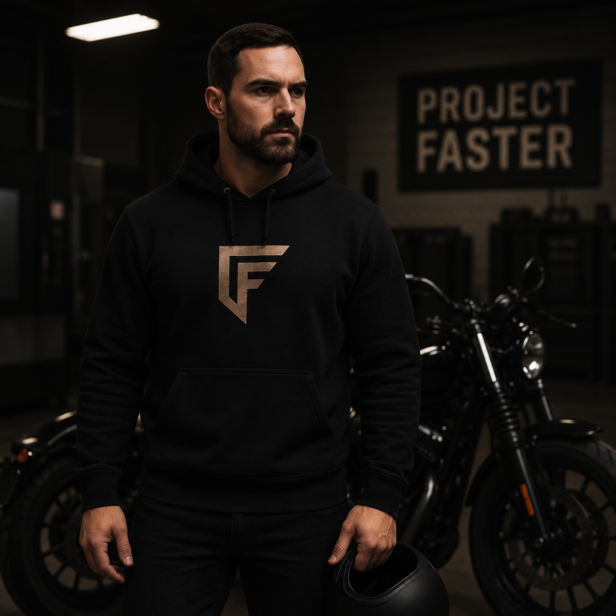 Project Faster |  Odin Mfg Hoodie - F Logo