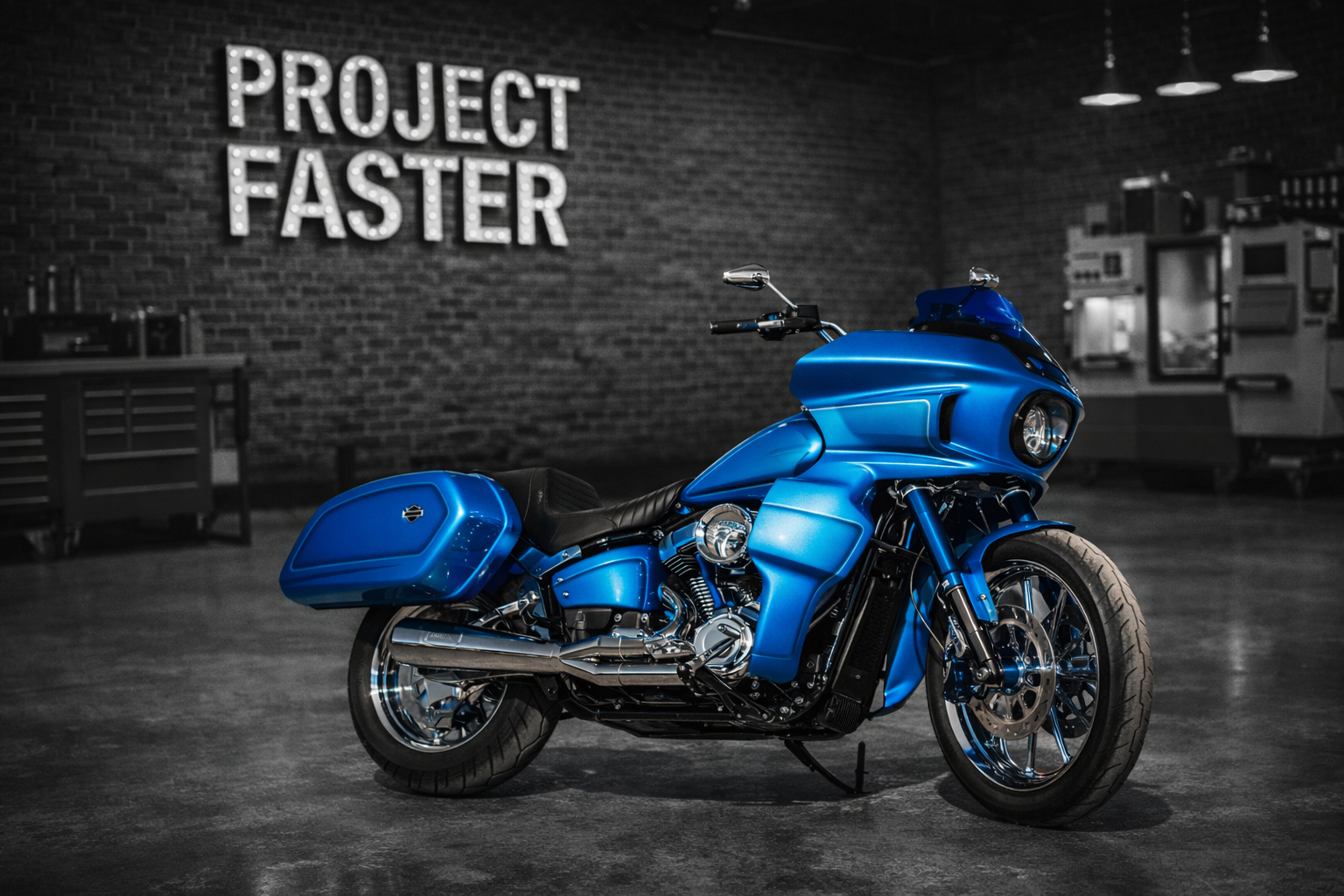 PF HotRod Exhaust — 2018+ Softail (Full Length)