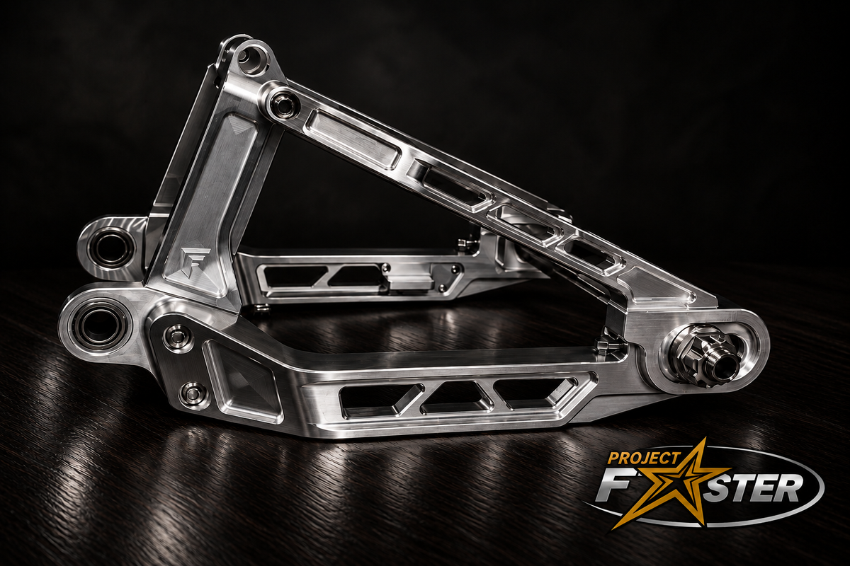 Vector Billet Swing Arm - 2018+ Softail (Engineer Certified) *Includes Matching Brake Mounts!