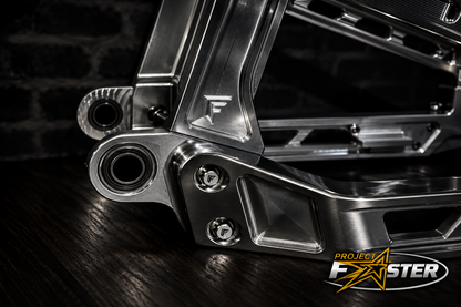 Vector Billet Swing Arm - 2018+ Softail (Engineer Certified) *Includes Matching Brake Mounts!