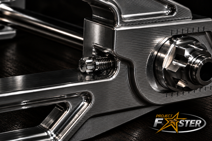 Vector Billet Swing Arm - 2018+ Softail (Engineer Certified) *Includes Matching Brake Mounts!