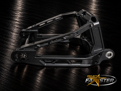 Vector Billet Swing Arm - 2018+ Softail (Engineer Certified) *Includes Matching Brake Mounts!