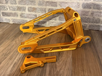 Vector Billet Swing Arm - 2018+ Softail (Engineer Certified) *Includes Matching Brake Mounts!